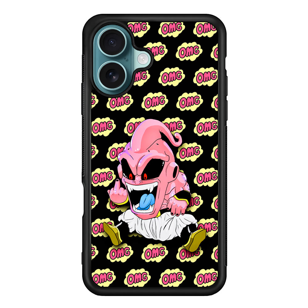 Kid Buu OMG Word Patern iPhone 16 Plus Case - Xtracase