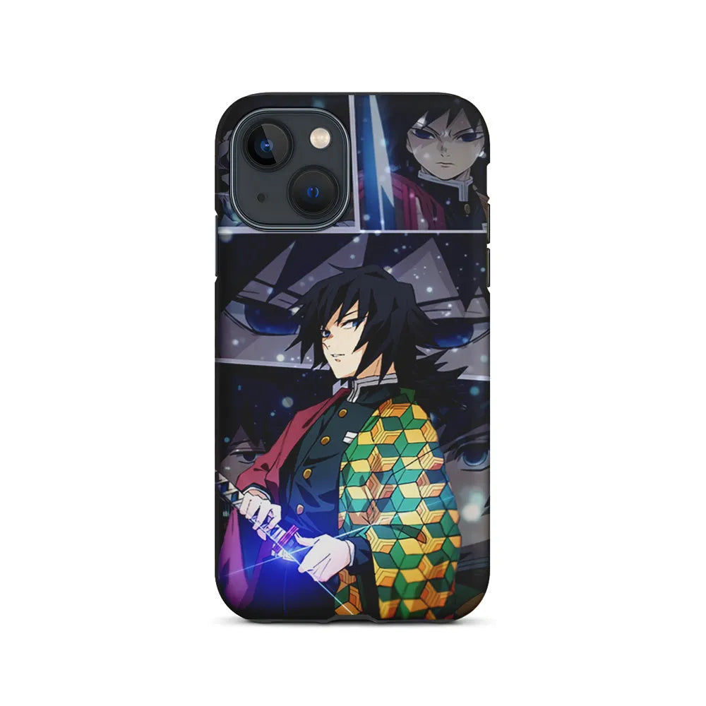 Kimetsu No Yaiba Giyuu In Frame iPhone 15 Case-2 in 1 Tough Case-Xtracase