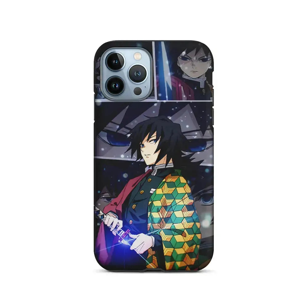 Kimetsu No Yaiba Giyuu In Frame iPhone 15 Pro Max Case-2 in 1 Tough Case-Xtracase