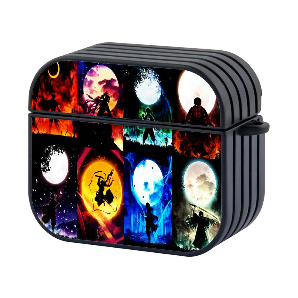Kimetsu no Yaiba Demon Slayer Silhouette Hard Plastic Case Cover For Apple Airpods 4-Xtracase