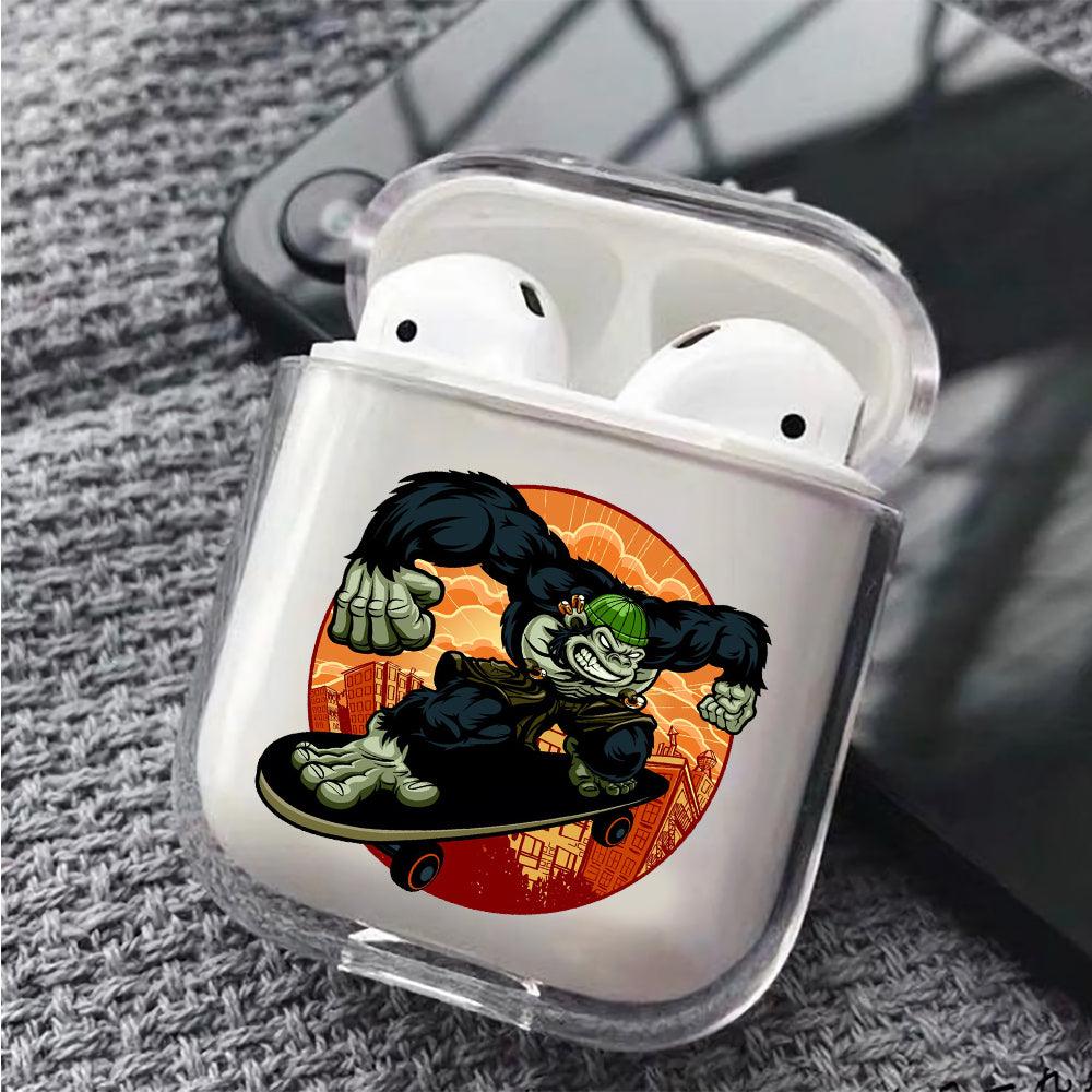 Kingkong Play Skateboard Protective Clear Case Cover For Apple Airpods-Xtracase