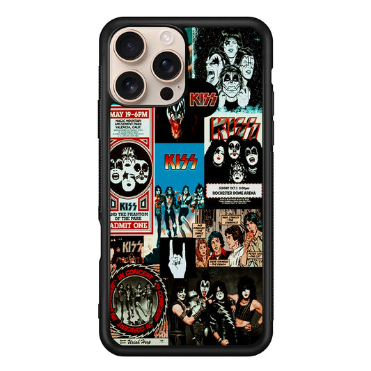 Kiss Band Collage Poster iPhone 16 Pro Case - iPhone 16 Pro