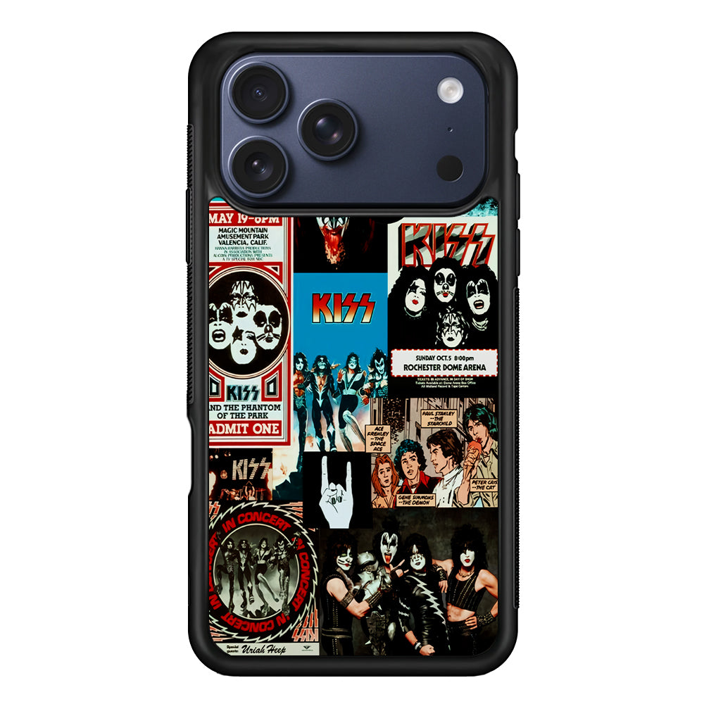 Kiss Band Collage Poster iPhone 17 Pro Max Case - Xtracase
