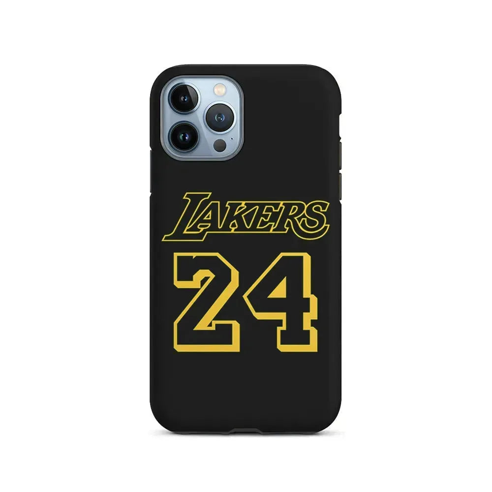 Kobe Bryant Lakers 24 iPhone 15 Pro Max Case-2 in 1 Tough Case-Xtracase