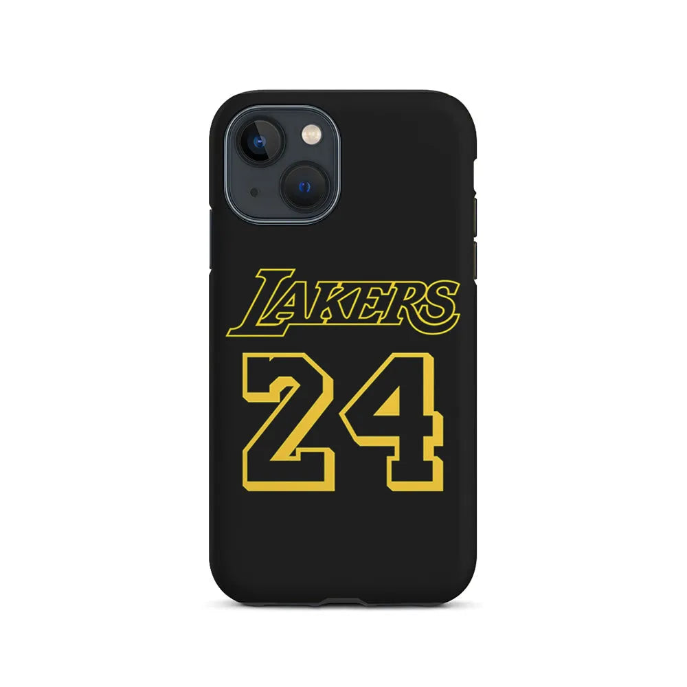 Kobe Bryant Lakers 24 iPhone 15 Case-2 in 1 Tough Case-Xtracase