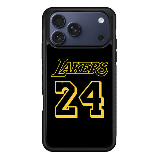 Kobe Bryant Lakers 24 iPhone 17 Pro Case - Xtracase