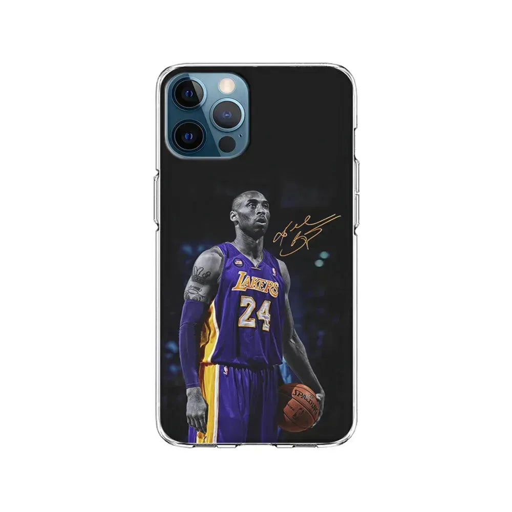 Kobe Bryant Legend iPhone 15 Pro Max Case-Clear Soft Case-Xtracase