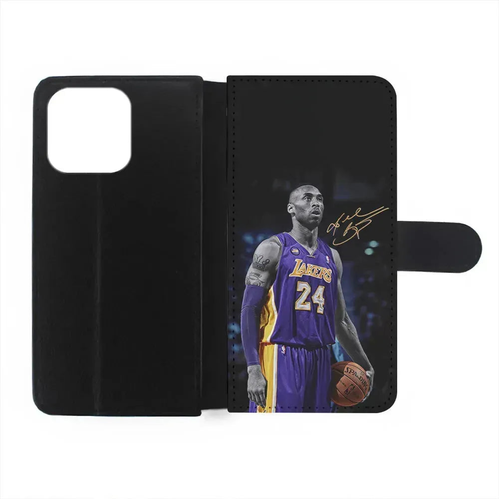 Kobe Bryant Legend iPhone 15 Pro Max Case-Flip Wallet Case-Xtracase