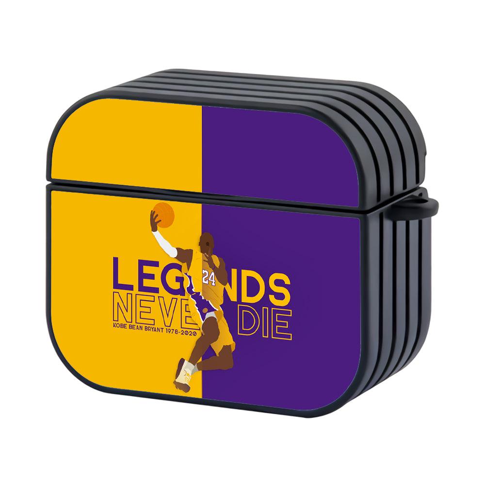 Kobe Bryant Legends Never Die Hard Plastic Case Cover For Apple Airpods 4-Xtracase
