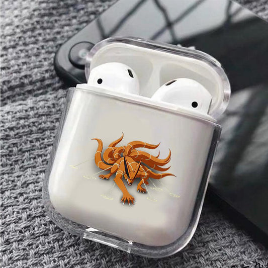 Kurama Kushina Chain of Fuin Protective Clear Case Cover For Apple Airpods-Xtracase