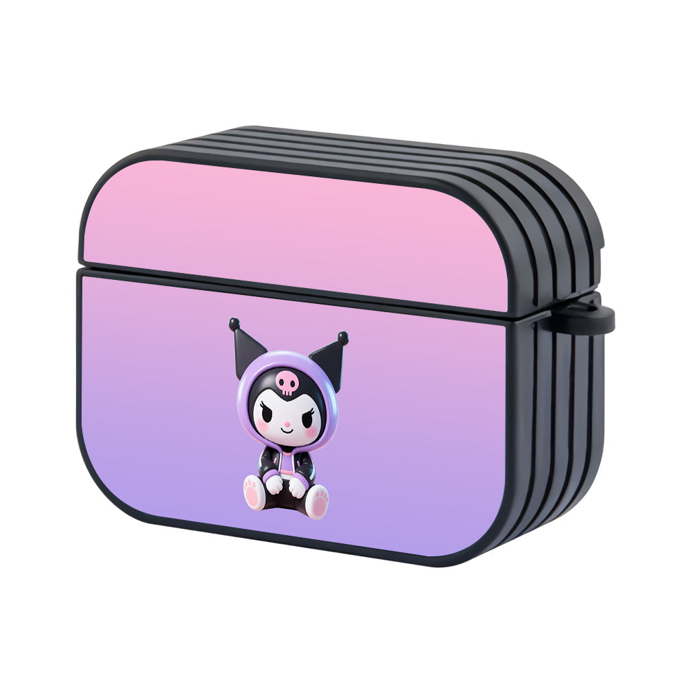 Kuromi Chibi Dark Kawaii Apple Airpods Pro 3 Case - Xtracase