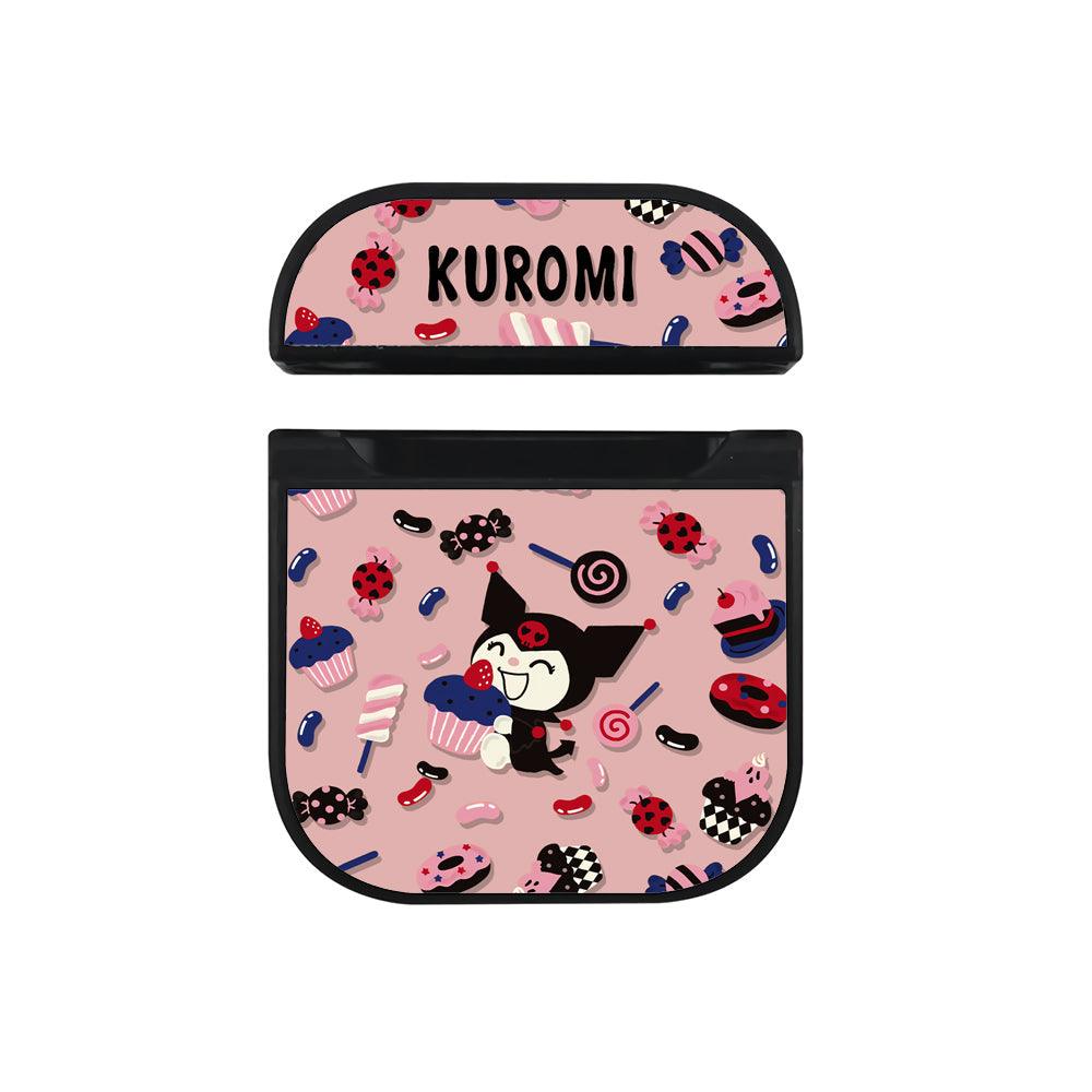 Kuromi Cupcakes Party Hard Plastic Case Cover For Apple Airpods-Xtracase