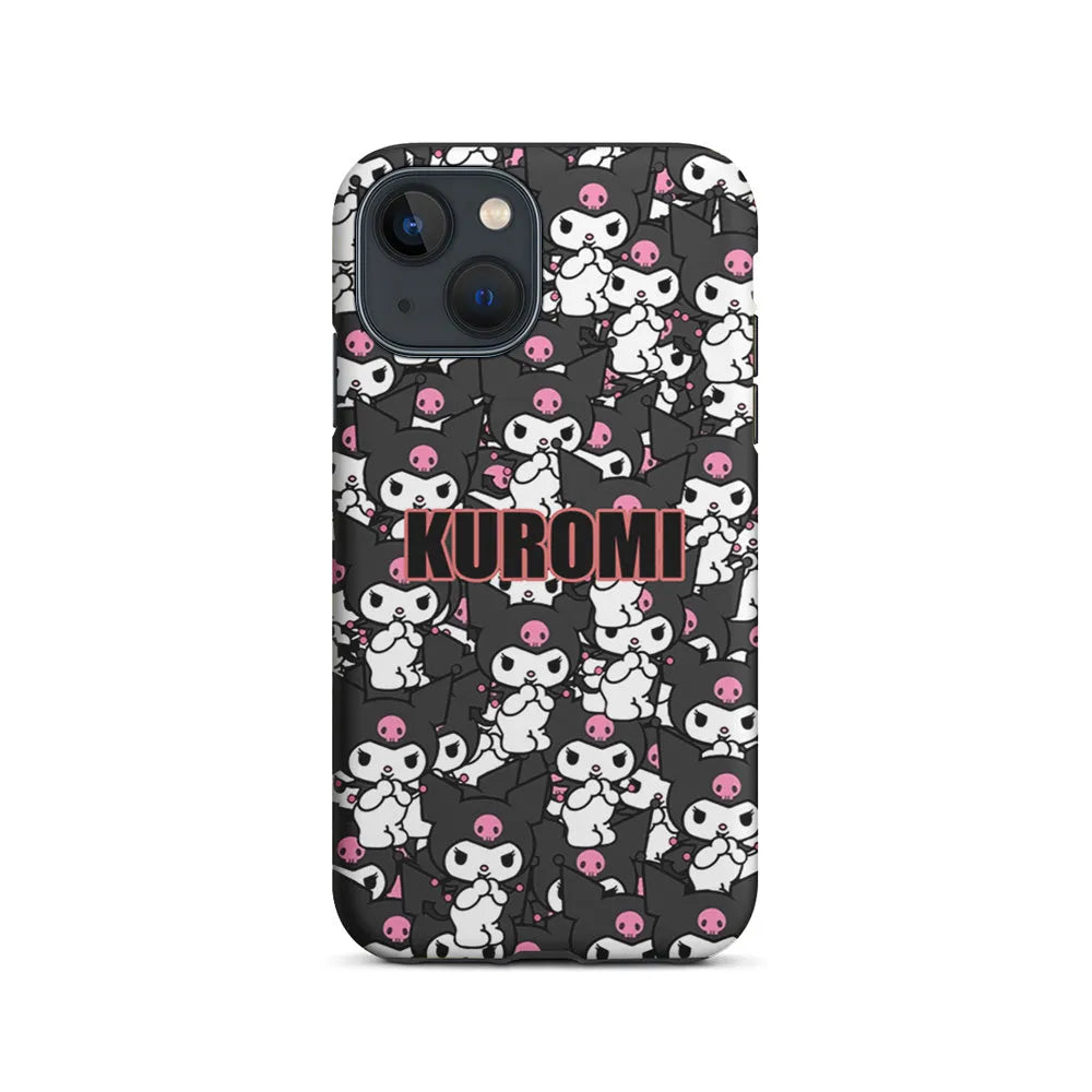 Kuromi Doodle iPhone 15 Case-2 in 1 Tough Case-Xtracase