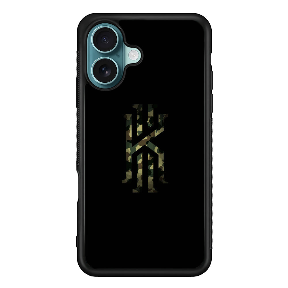 Kyrie Irving Black Camo iPhone 16 Plus Case - Xtracase