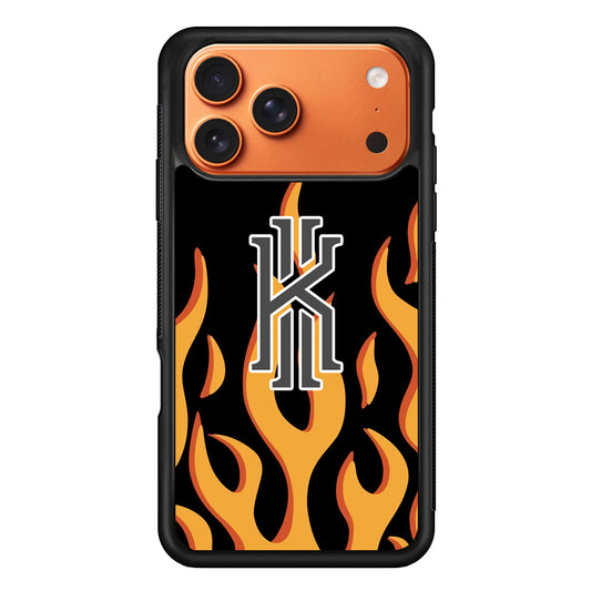Kyrie Irving Burning Logo iPhone 17 Pro Max Case