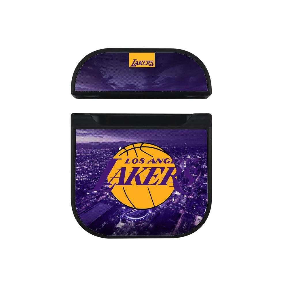 LA Lakers The Victory City Hard Plastic Case Cover For Apple Airpods-Xtracase