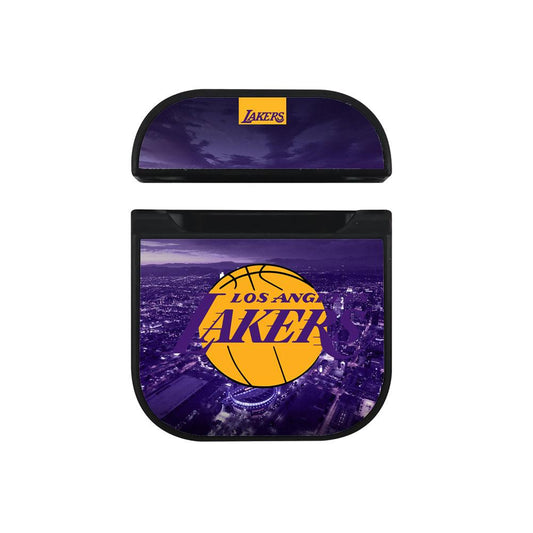 LA Lakers The Victory City Hard Plastic Case Cover For Apple Airpods-Xtracase