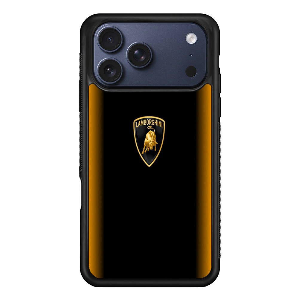 Lamborghini Stripe Gold iPhone 17 Pro Case - Xtracase