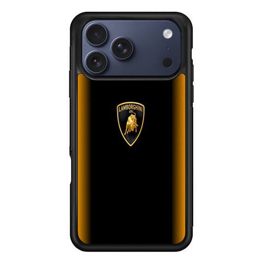 Lamborghini Stripe Gold iPhone 17 Pro Case - Xtracase