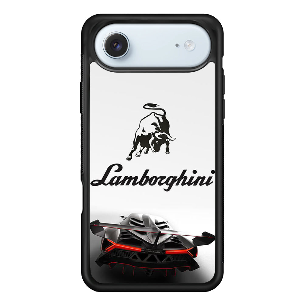 Lamborghini White Logo Car iPhone 17 Air Case - Xtracase
