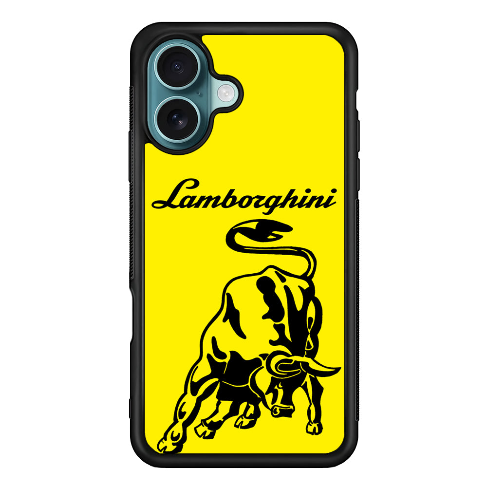 Lamborghini Word Icon iPhone 16 Case - Xtracase