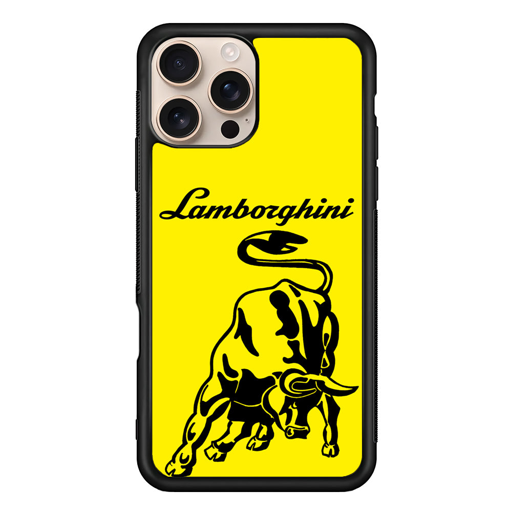 Lamborghini Word Icon iPhone 16 Pro Case - Xtracase