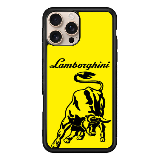 Lamborghini Word Icon iPhone 16 Pro Case - Xtracase