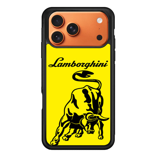 Lamborghini Word Icon iPhone 17 Pro Max Case