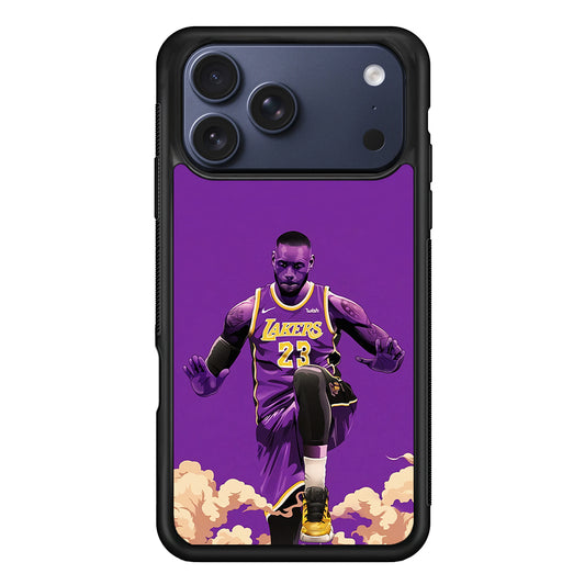 Lebron James Purple Background iPhone 17 Pro Case - Xtracase
