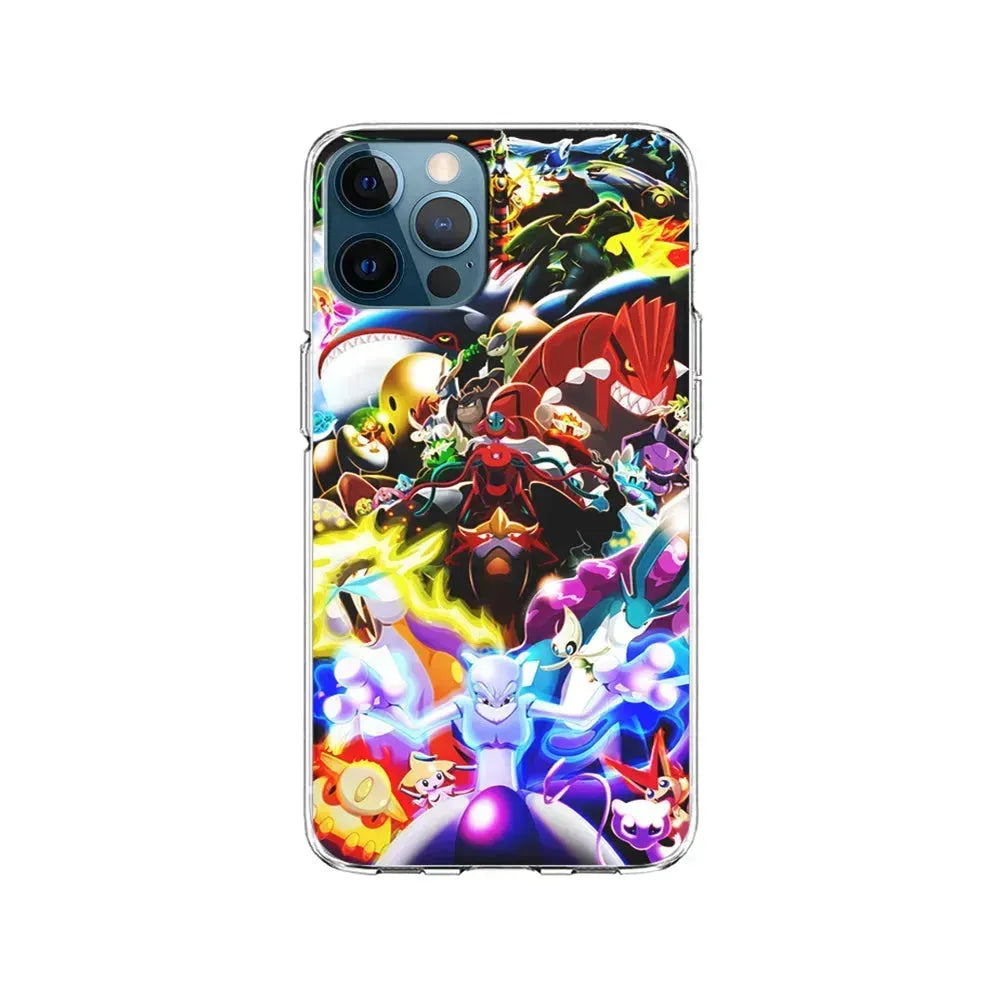 Legendary Pokemon iPhone 15 Pro Max Case-Clear Soft Case-Xtracase