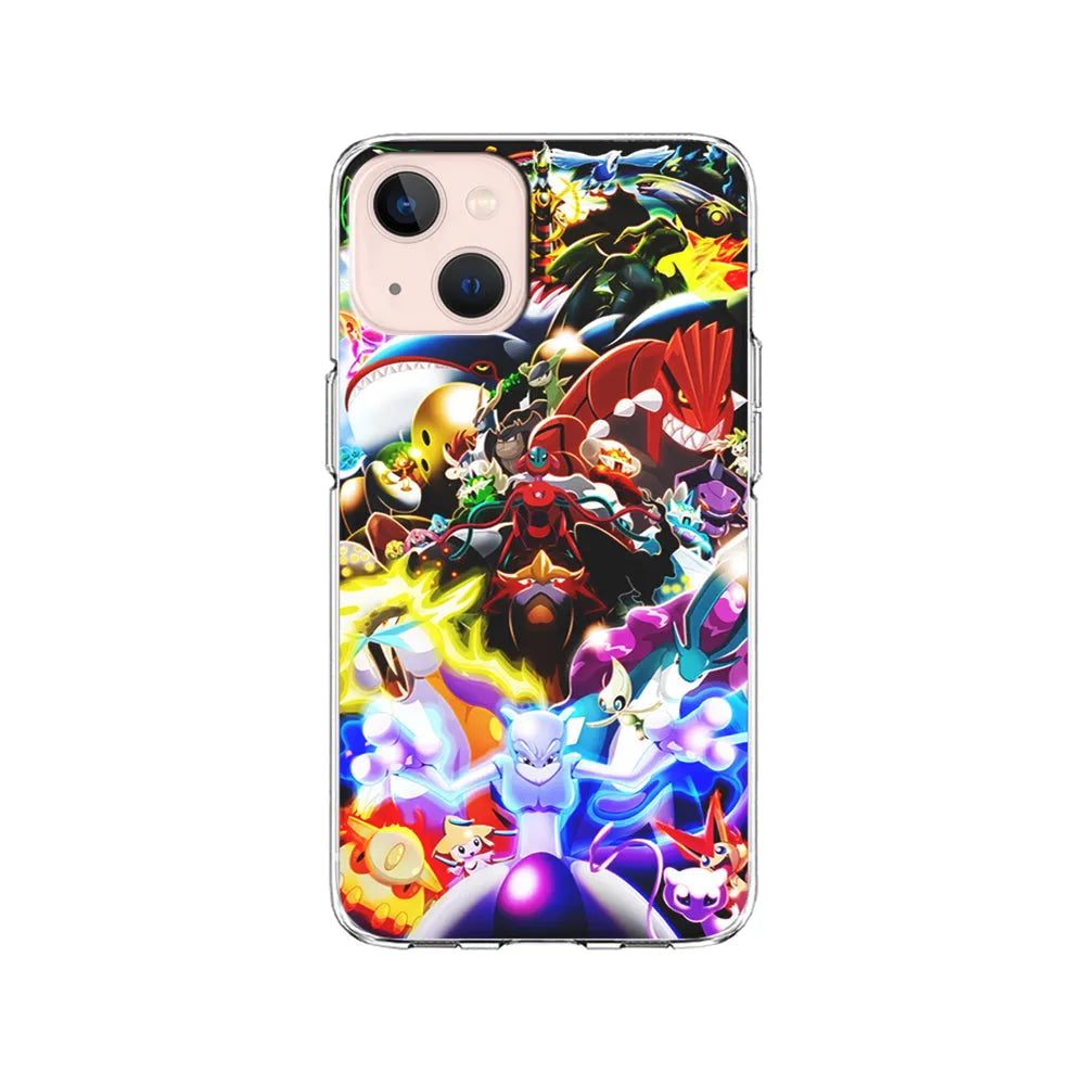 Legendary Pokemon iPhone 15 Case-Clear Soft Case-Xtracase