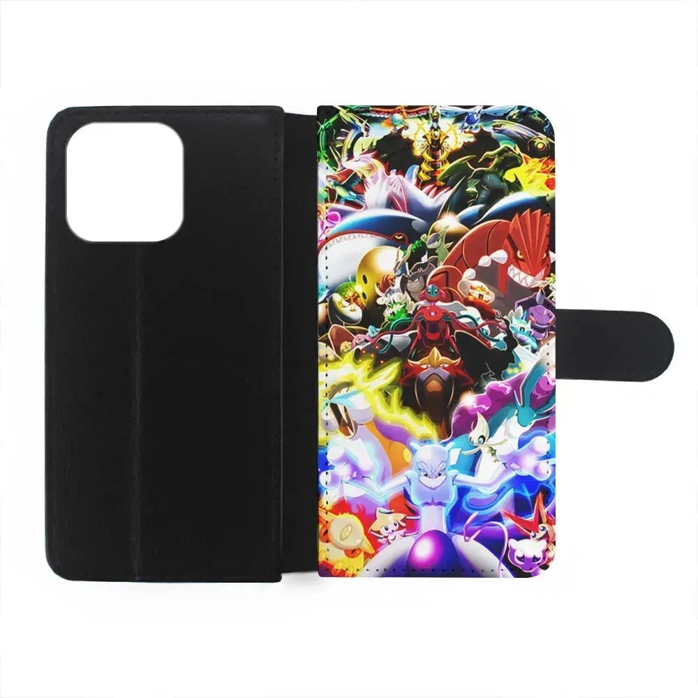 Legendary Pokemon iPhone 15 Pro Max Case-Flip Wallet Case-Xtracase