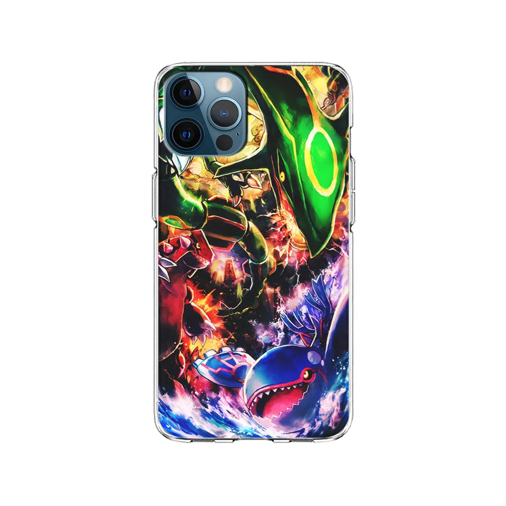 Legendary Pokemon Monsters Trio iPhone 13 Pro Case-Clear Soft Case-Xtracase