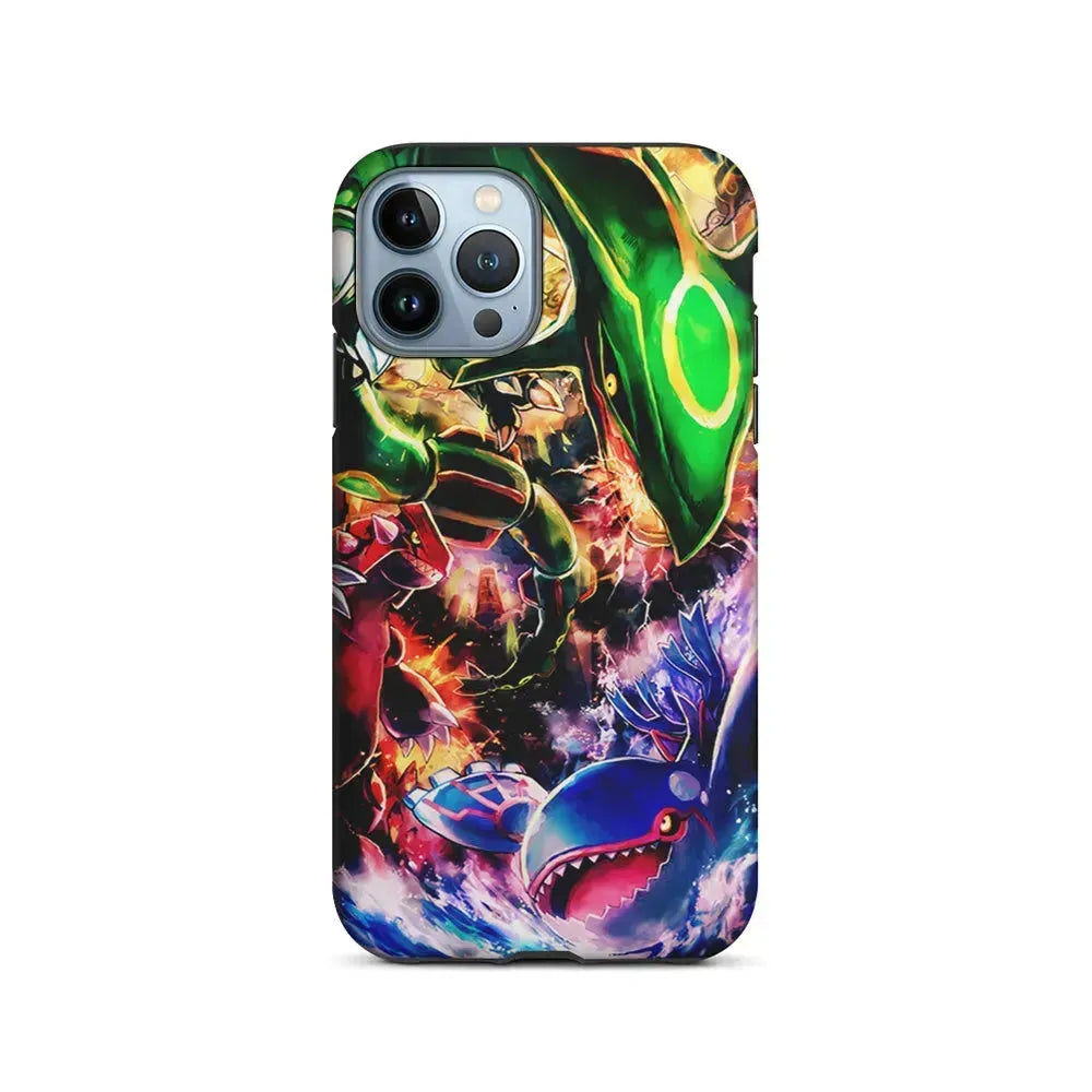 Legendary Pokemon Monsters Trio iPhone 15 Pro Max Case-2 in 1 Tough Case-Xtracase