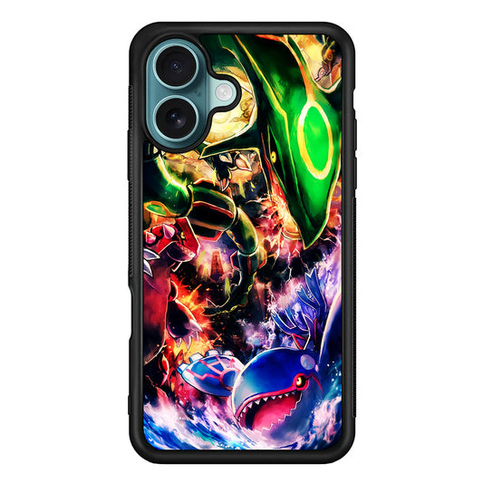 Legendary Pokemon Monsters Trio iPhone 16 Plus Case - Xtracase