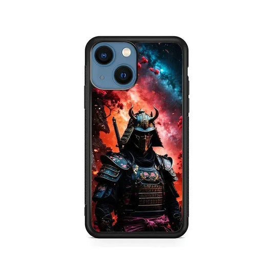 Legendary Samurai Japanese iPhone 13 Mini Case-Rubber / Black (2D Case)-Xtracase