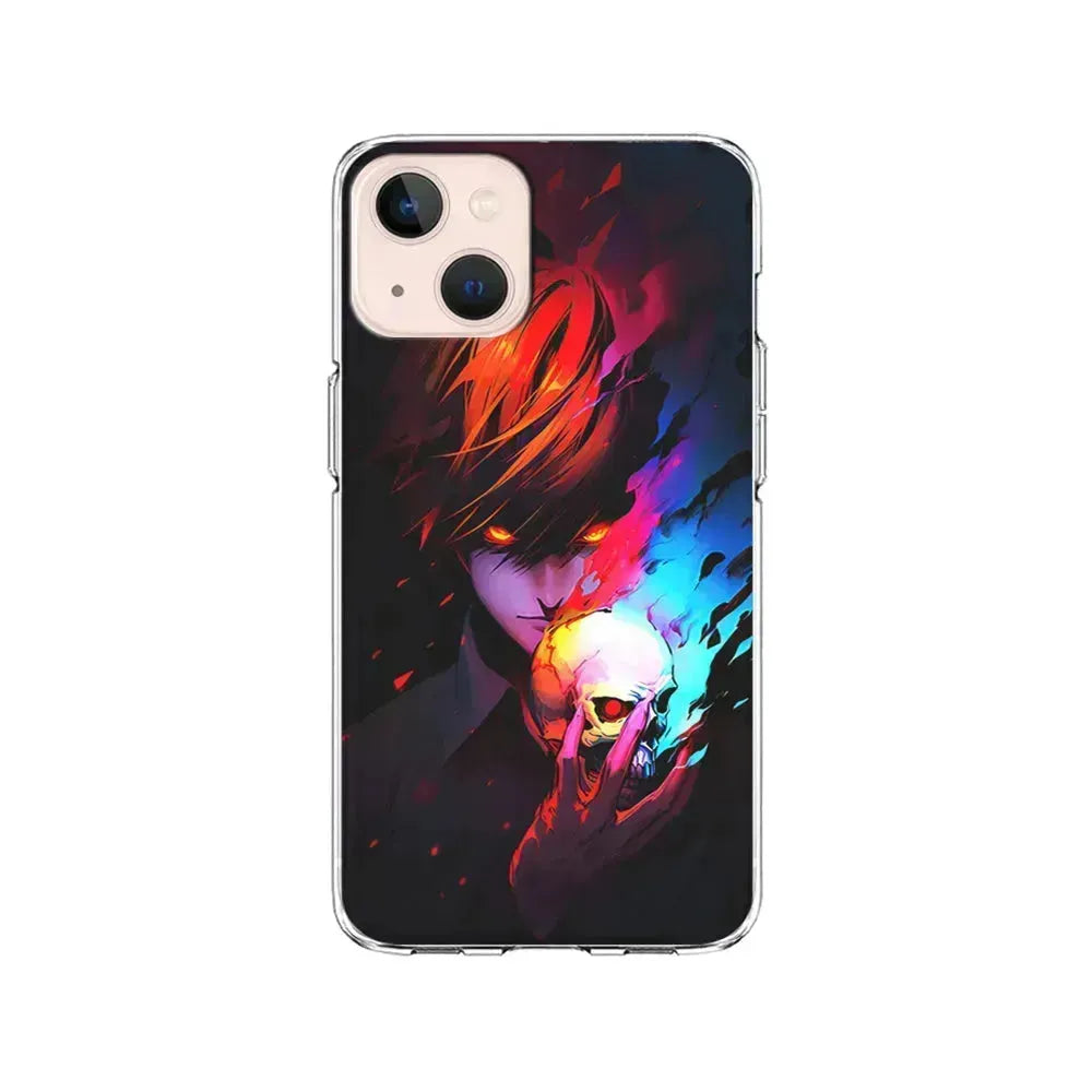 Light Yagami From Death Note iPhone 13 Mini Case-Clear Soft Case-Xtracase
