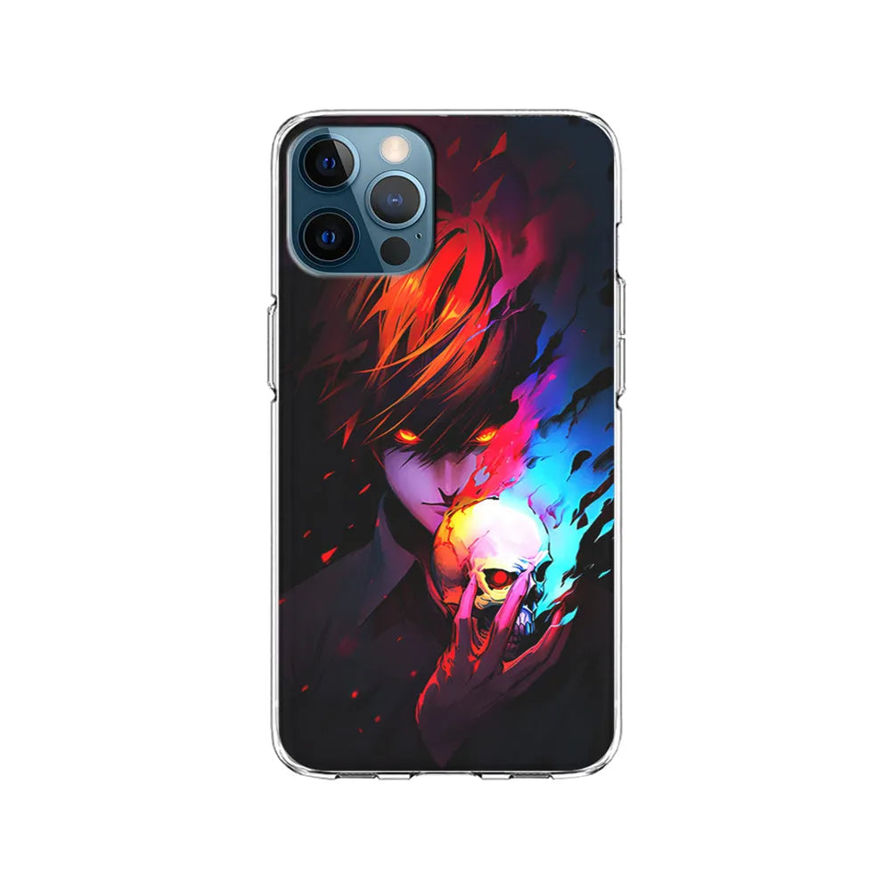 Light Yagami From Death Note iPhone 13 Pro Case-Clear Soft Case-Xtracase