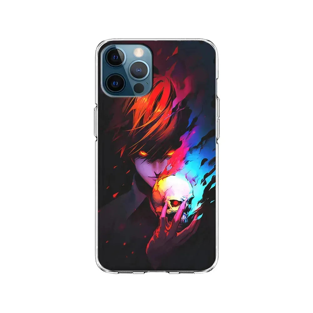 Light Yagami From Death Note iPhone 15 Pro Max Case-Clear Soft Case-Xtracase