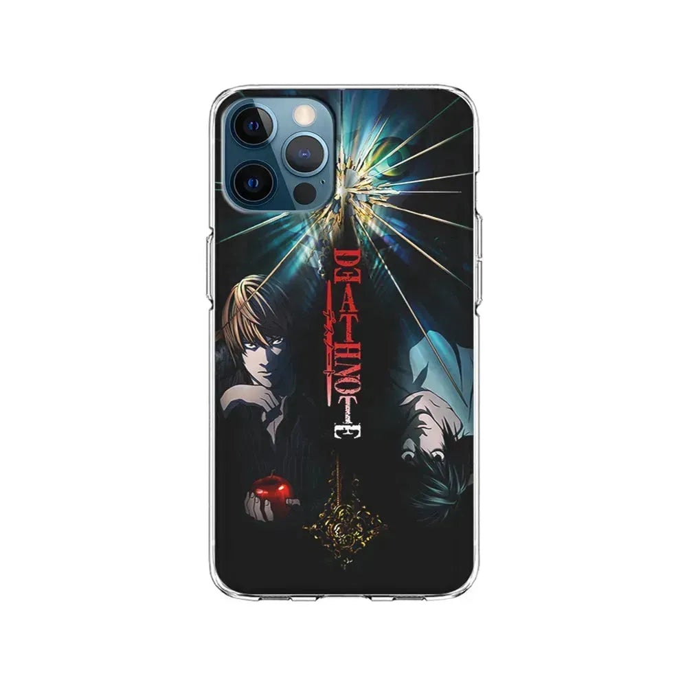 Light Yagami VS L Death Note iPhone 15 Pro Max Case-Clear Soft Case-Xtracase
