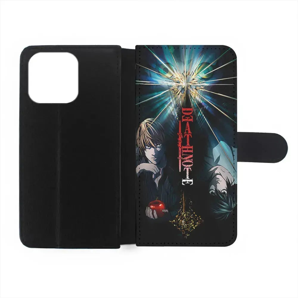 Light Yagami VS L Death Note iPhone 15 Pro Max Case-Flip Wallet Case-Xtracase