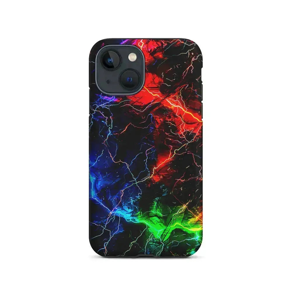 Lightning Strike at Night iPhone 13 Mini Case-2 in 1 Tough Case-Xtracase