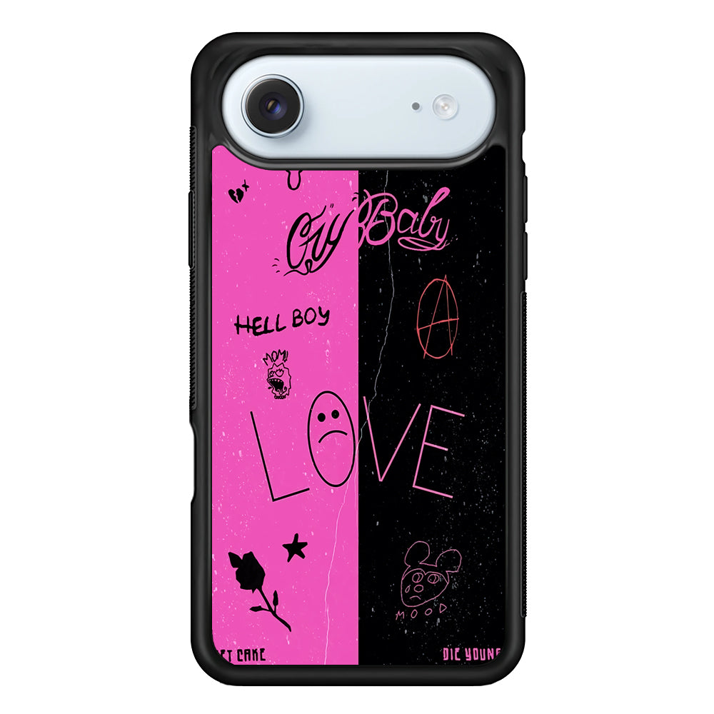 Lil Peep Pink and Black iPhone 17 Air Case - Xtracase