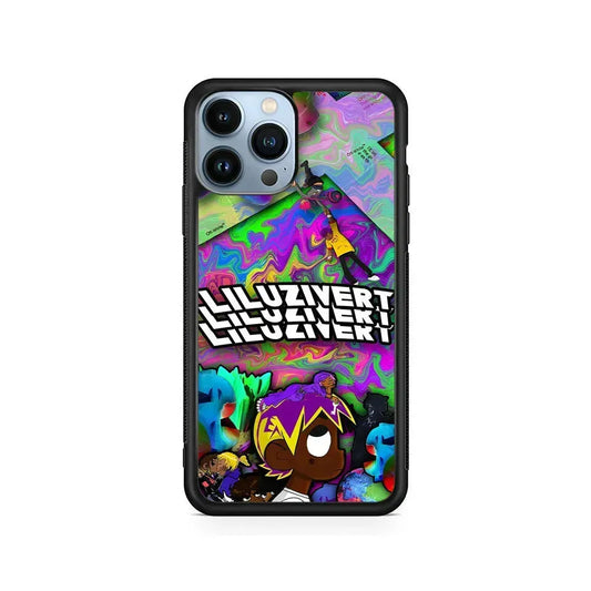 Lil Uzi Vert Cover Album iPhone 15 Pro Max Case-Rubber / Black (2D Case)-Xtracase