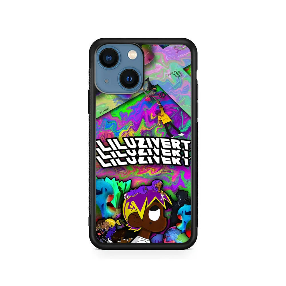 Lil Uzi Vert Cover Album iPhone 14 Plus Case-Rubber / Black (2D Case)-Xtracase