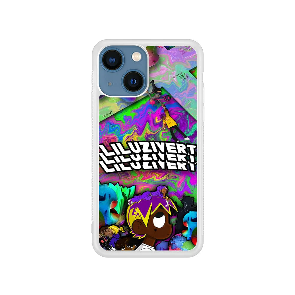 Lil Uzi Vert Cover Album iPhone 15 Plus Case-Rubber / White (2D Case)-Xtracase
