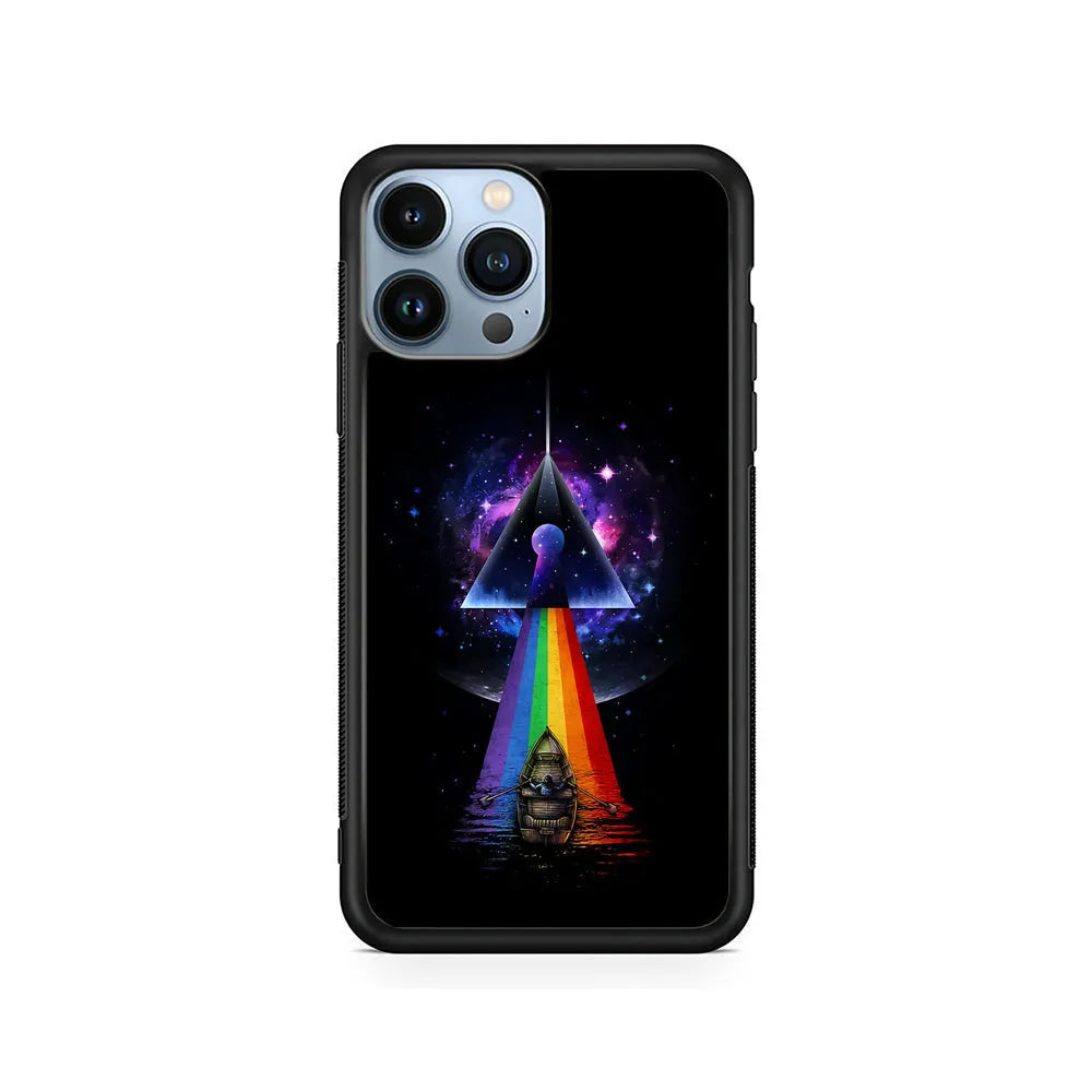Lil Uzi Vert Rainbow Road iPhone 13 Pro Case-Rubber / Black (2D Case)-Xtracase