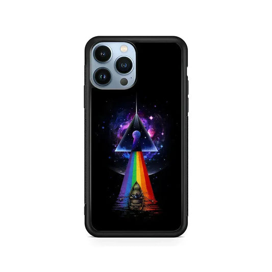Lil Uzi Vert Rainbow Road iPhone 15 Pro Max Case-Rubber / Black (2D Case)-Xtracase