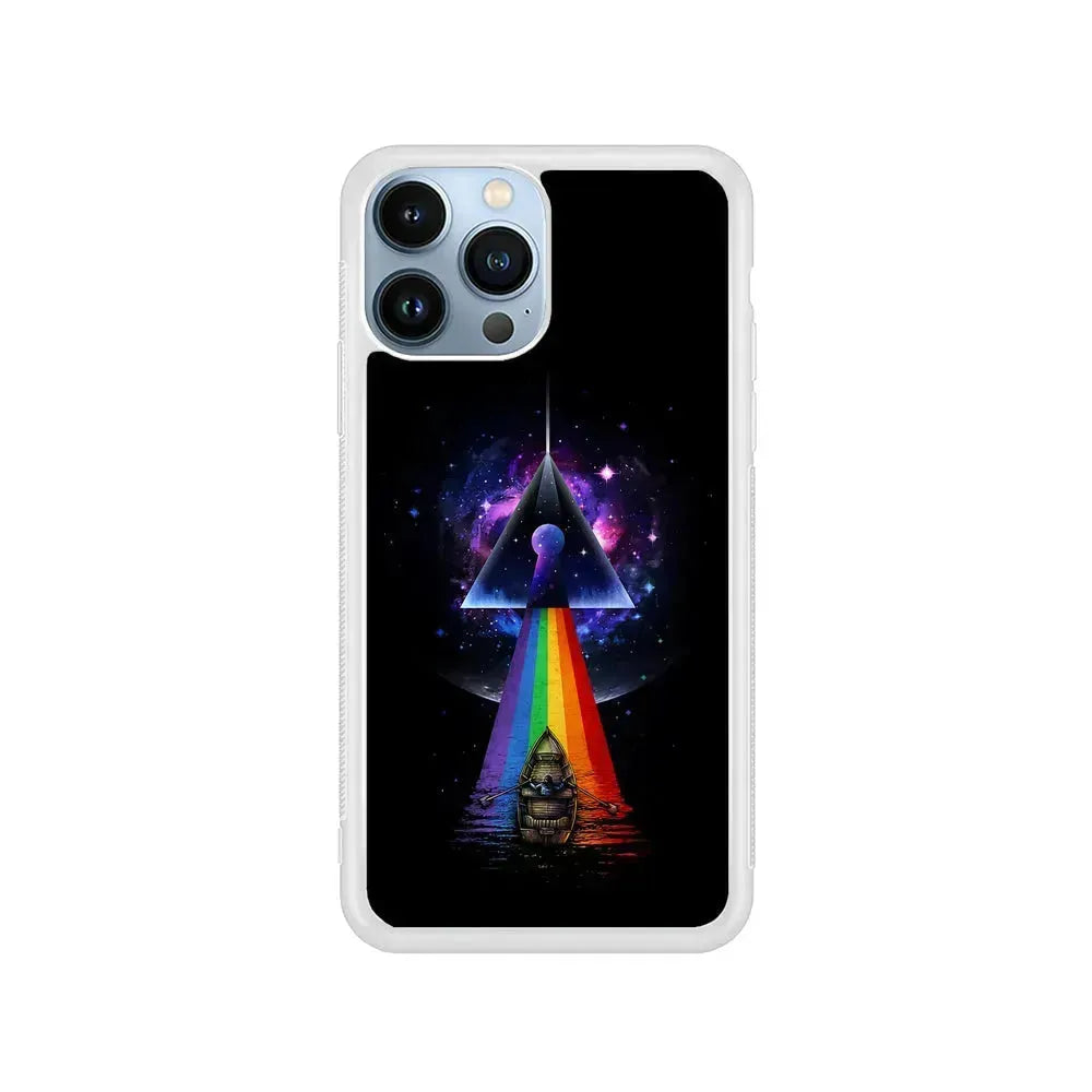 Lil Uzi Vert Rainbow Road iPhone 15 Pro Max Case-Rubber / White (2D Case)-Xtracase
