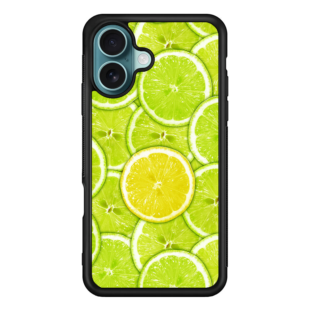 Lime Slice Citrus Fruit iPhone 16 Plus Case - Xtracase